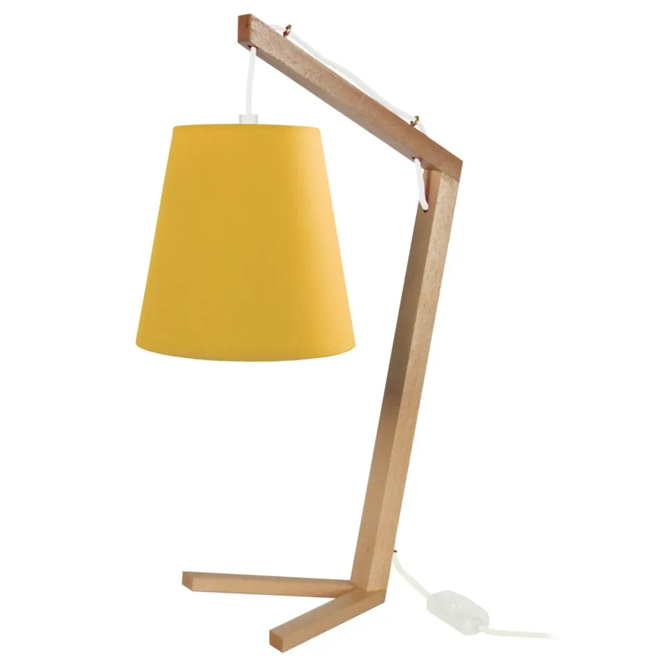 Tosel Chicken Foot Lampada Legno Ecrù 28x51 cm
