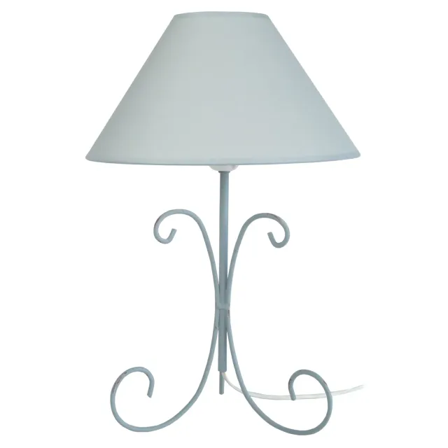 Tosel Carcassonne lampada tavolo 30x51 cm bianco ecru