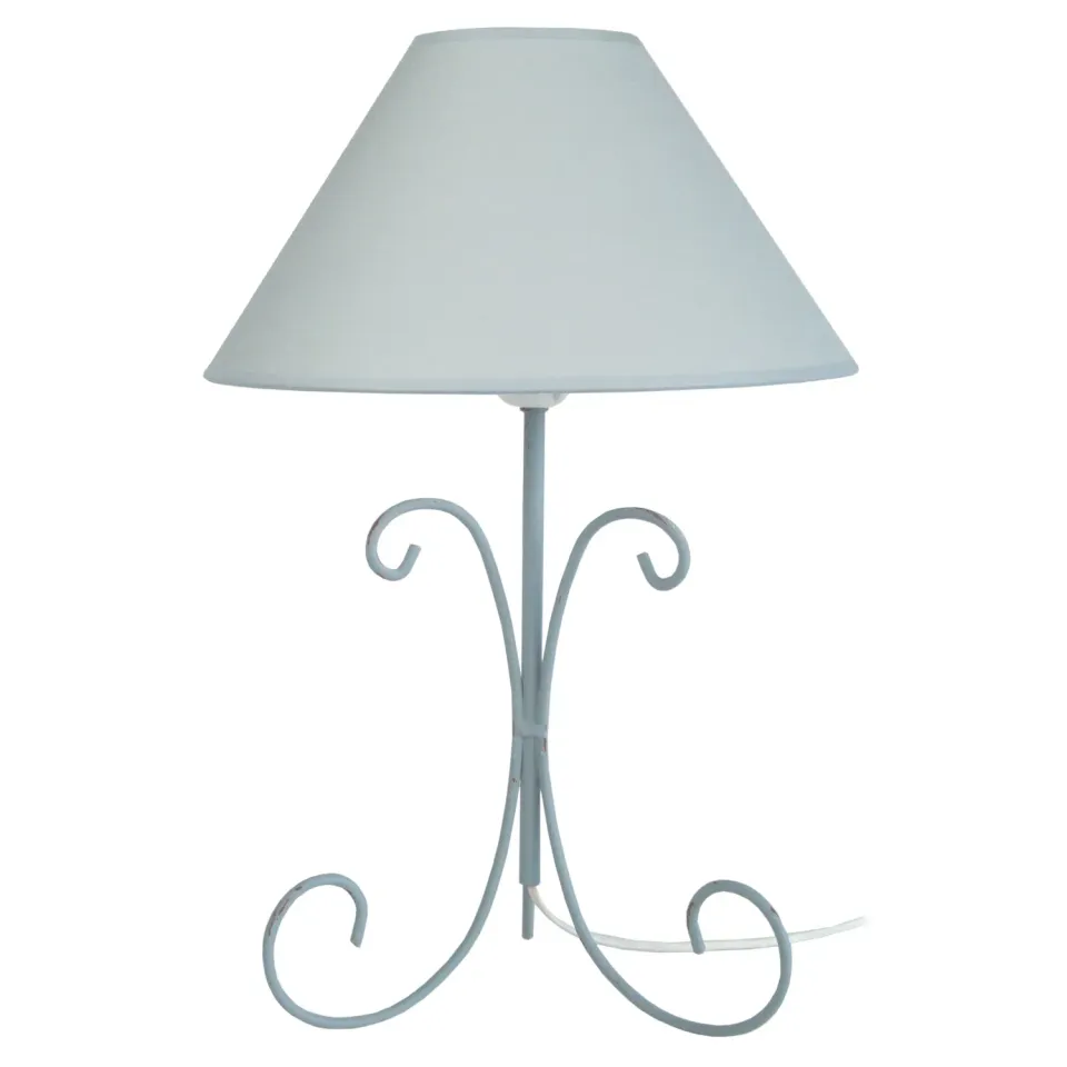 Tosel Carcassonne lampada tavolo 30x51 cm bianco ecru