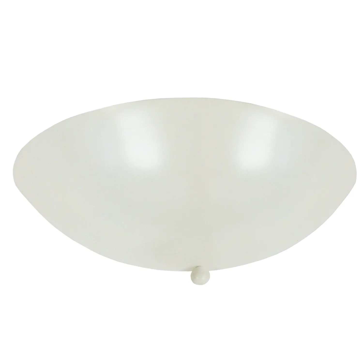 Tosel Demi Lune Applique 28x9 cm Avorio