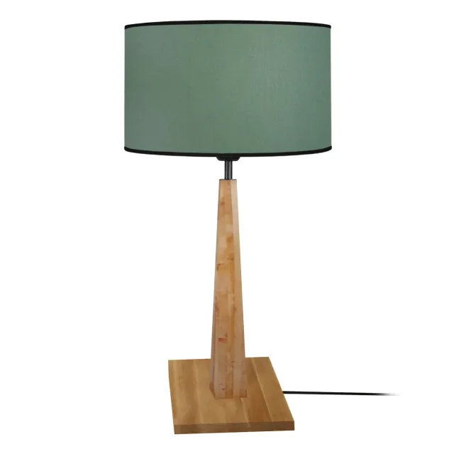 Tosel Thor B lampada tavolo legno naturale 30x57cm E27