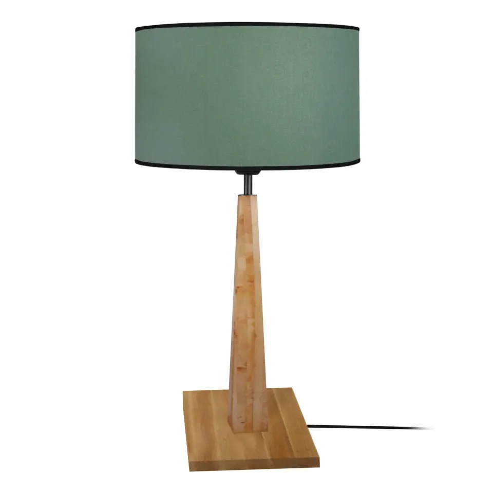 Tosel Thor B lampada tavolo legno naturale 30x57cm E27