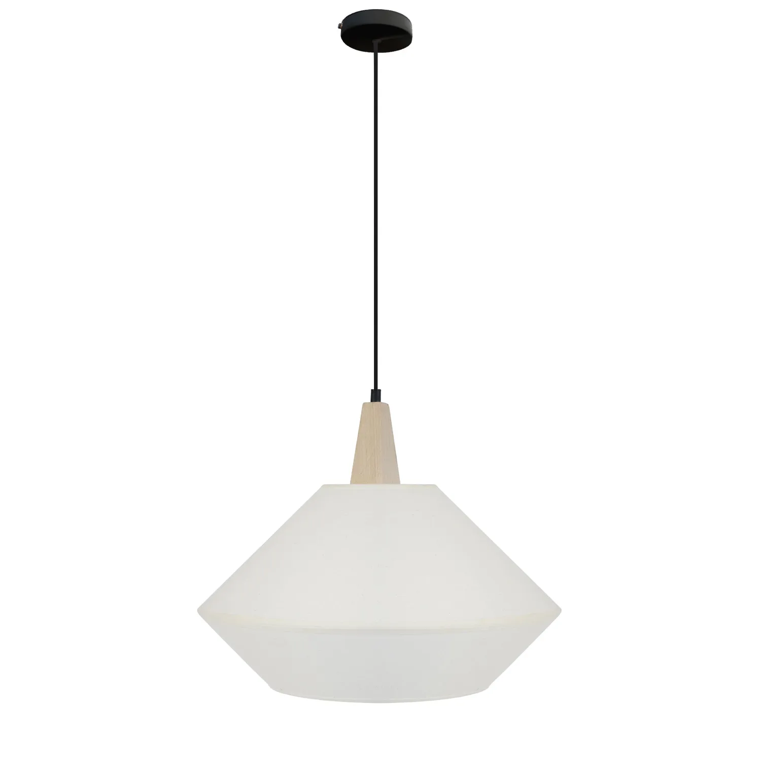 Tosel BELFORT sospensione legno ecrù 40x100 cm