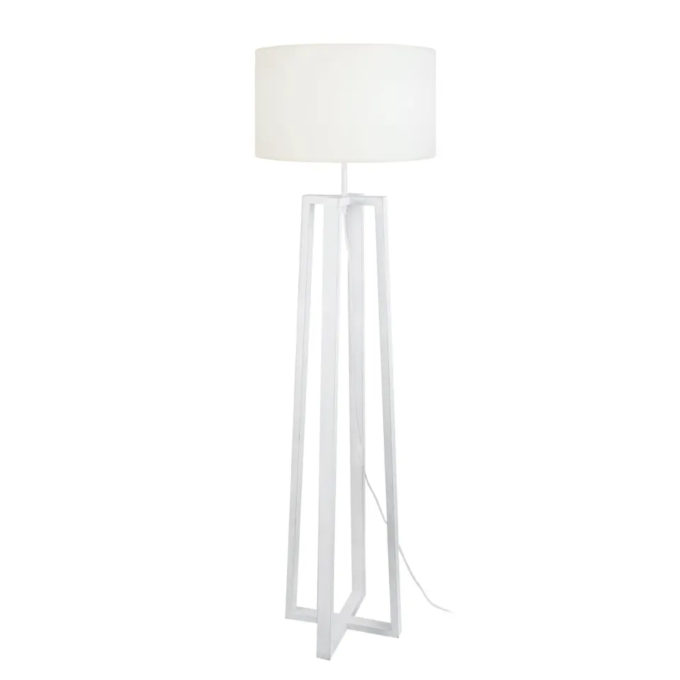 Tosel Manon B piantana legno bianco grigio 155cm