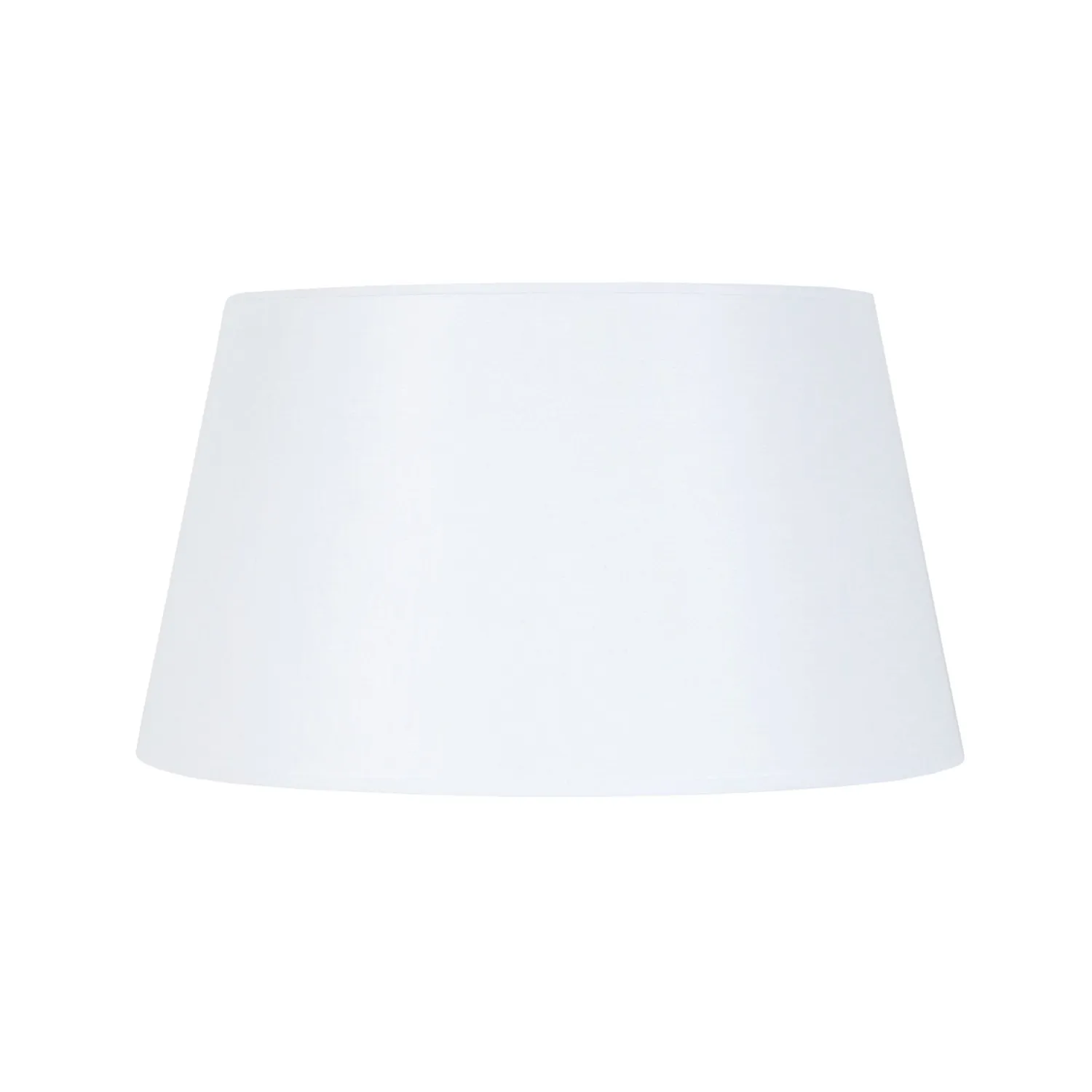 Tosel Tambour Paralume Tamburo 40x26cm Bianco Tessuto