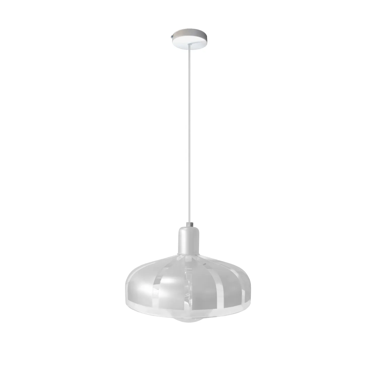 Tosel Verona sospensione vetro oro 29x112 cm