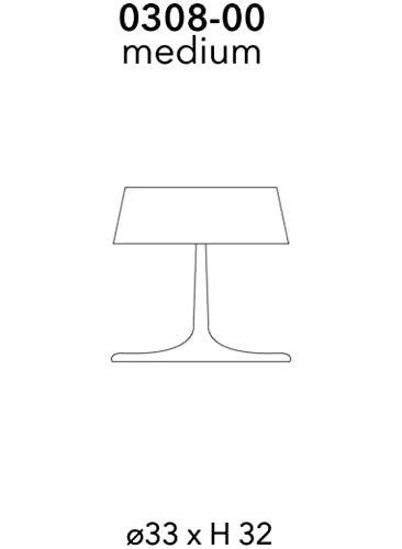 Penta China Medium lampada tavolo bronzo opaco dimmerabile