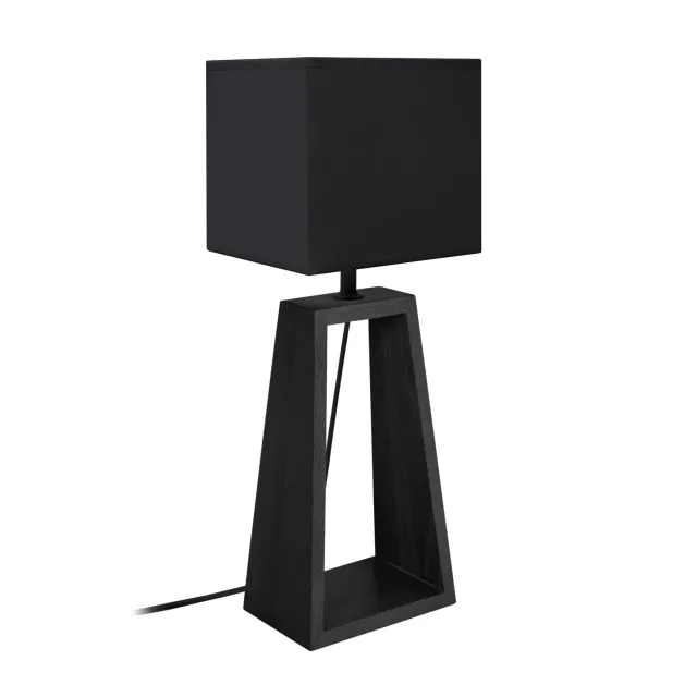 Tosel Mikelli Triangolo lampada tavolo 22x49cm nera