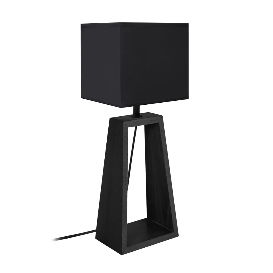 Tosel Mikelli Triangolo lampada tavolo 22x49cm nera