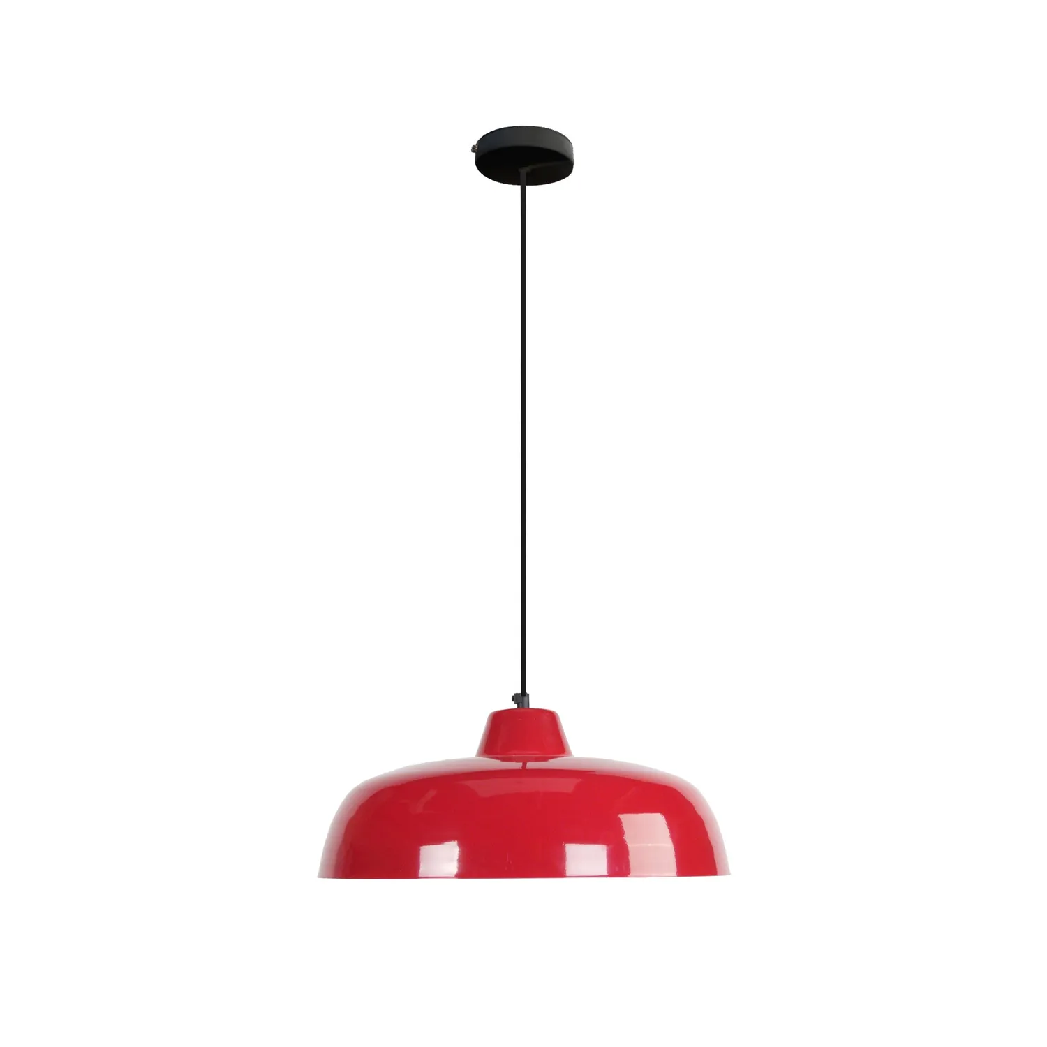 Tosel TROG sospensione cupola bianca 30x100 cm metallo