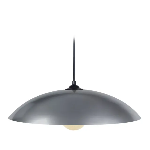 Tosel Demi Lune Big sospensione metallo bianco avorio D40