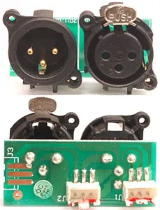 American DJ Asteroid 1200 scheda XLR 3 pin