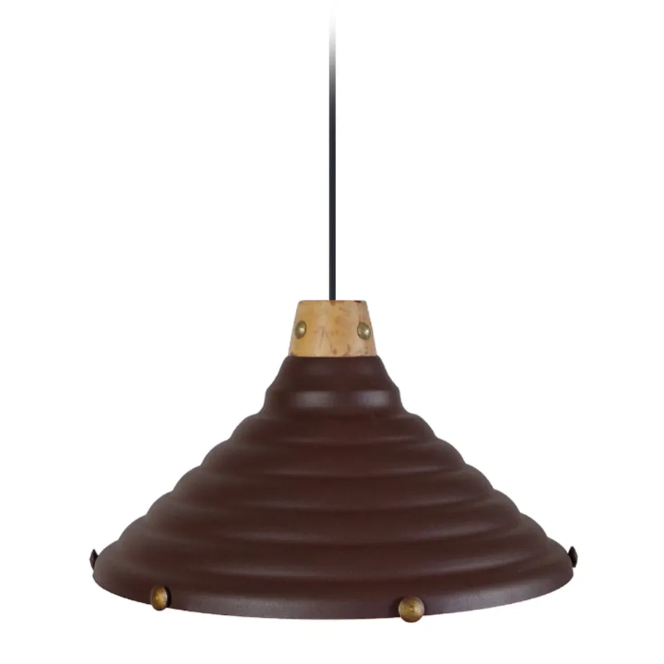 Tosel Tacks sospensione cupola marrone metallo