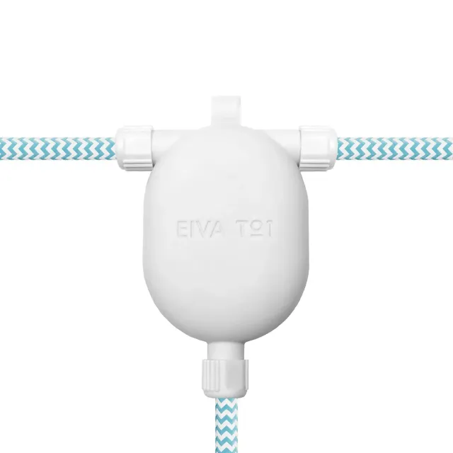 Creative Cables EIVA-3 connettore a T da esterno IP65 bianco