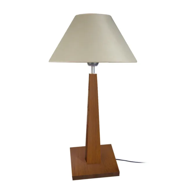 Tosel Thor lampada da tavolo naturale ecrù 35x56cm
