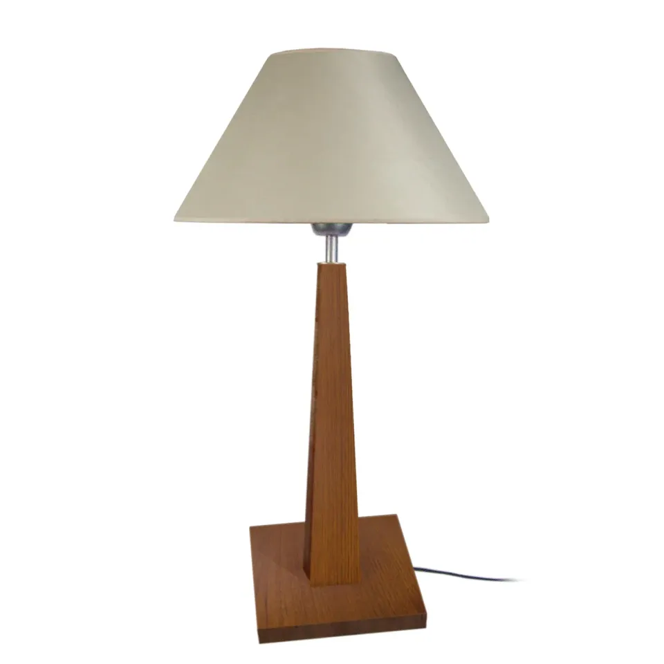 Tosel Thor lampada da tavolo naturale ecrù 35x56cm