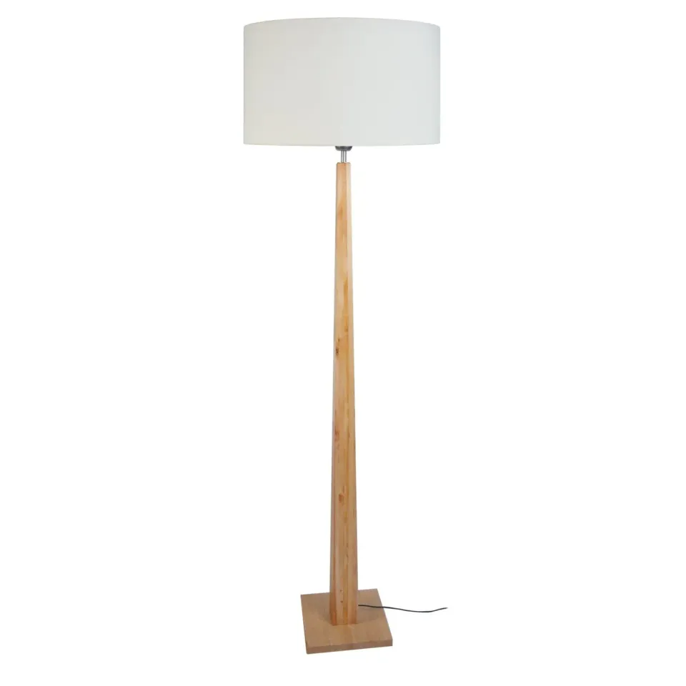 Tosel Thor piantana colonna legno naturale ecru 45x156 cm