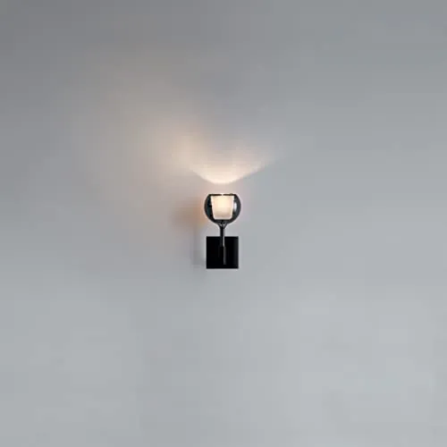 Penta Glo Mini applique vetro nero 4ever specchiato