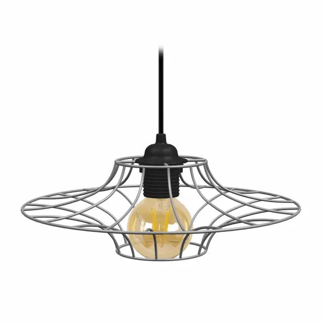 Tosel Ufo Sospensione Metallo Bianca 30x100 cm E27