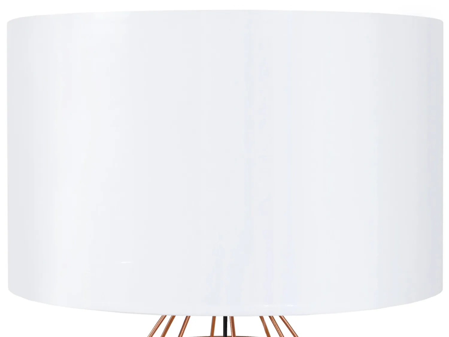 Tosel Craparola lampada da tavolo matita bianco 35x52cm