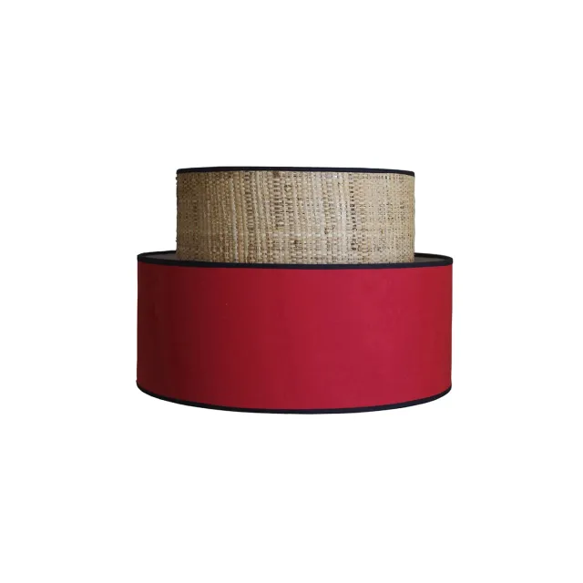 Tosel Luana paralume tessuto naturale 60 cm E27