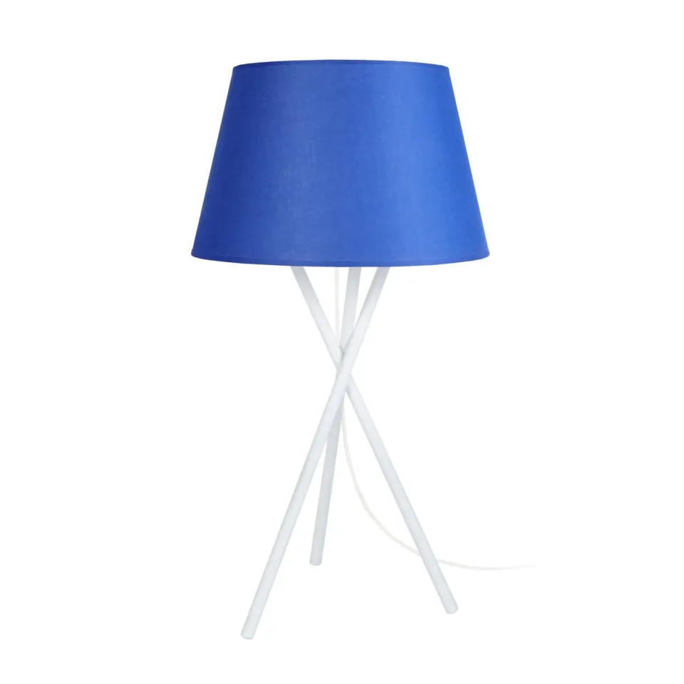 Tosel Midgard lampada tavolo treppiede bianco 41cm E27