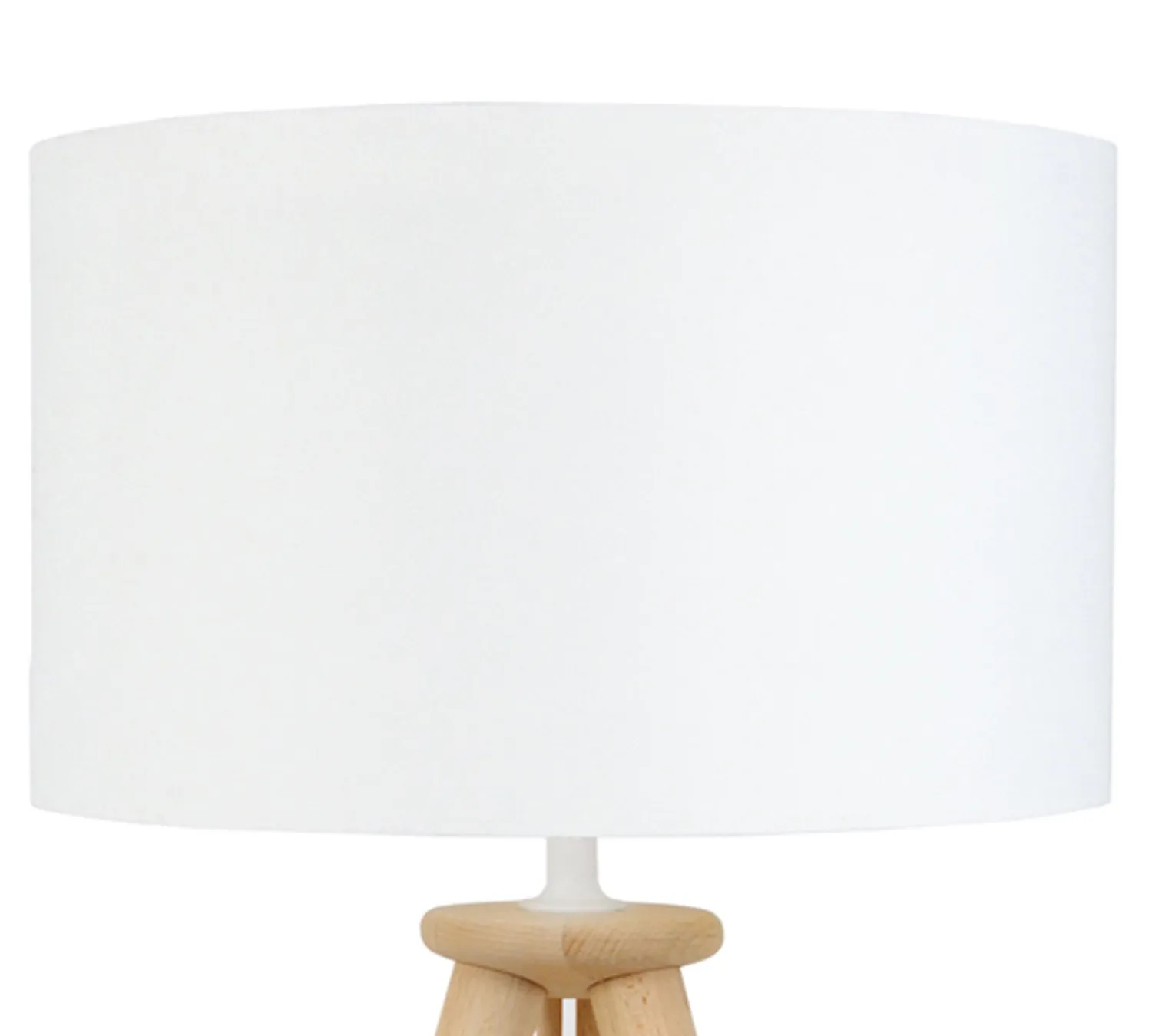 Tosel Arhus lampada tavolo treppiede bianco 54cm E27