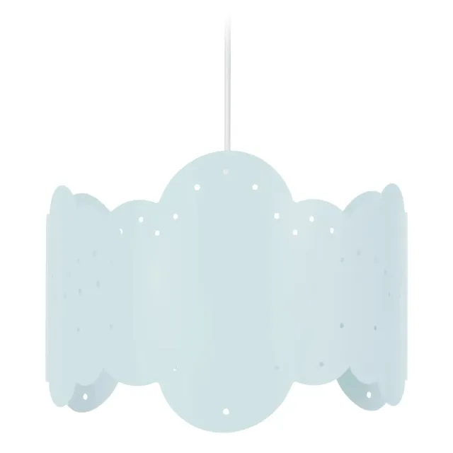 Tosel Nuage Sospensione 30x100 cm Metallo Bianca