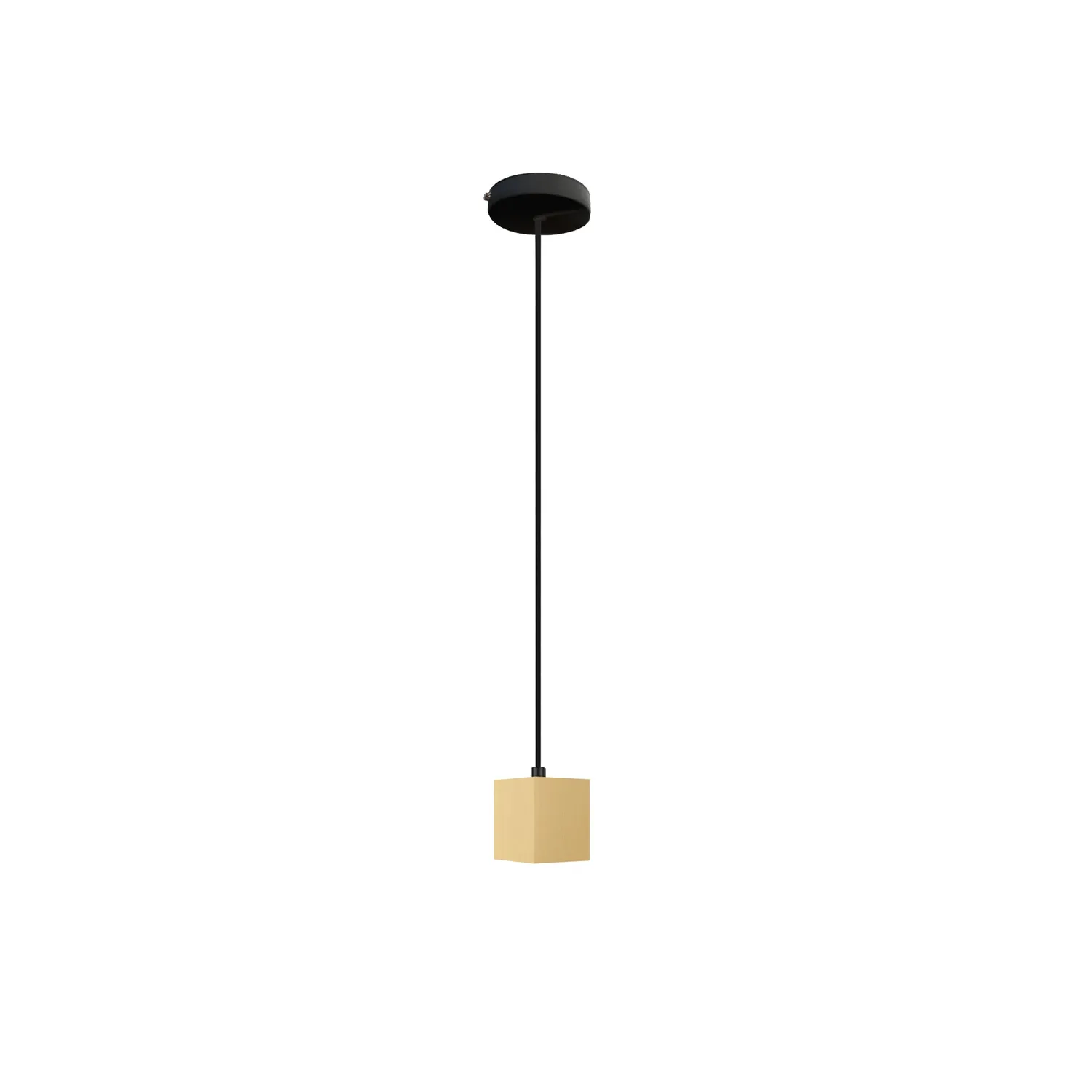 Tosel Lian sospensione legno naturale 100cm cubo E27