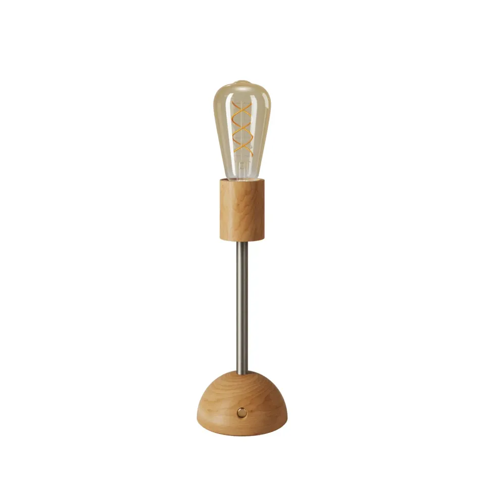 Creative Cables Cabless02 lampada portatile legno neutra Edison