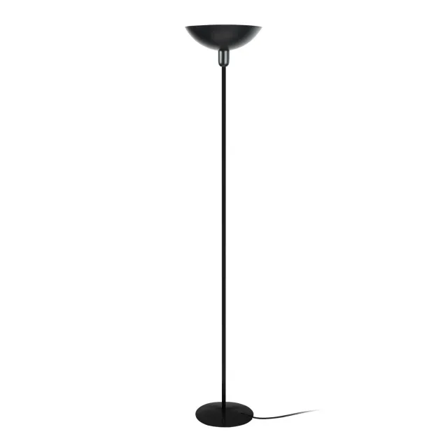 Tosel Demi Lune piantana 30x181cm bianco avorio uplight