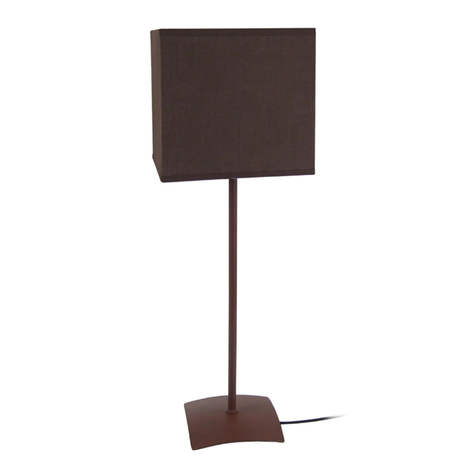 Tosel Alfena Carré lampada da tavolo avorio 15x46cm metallo