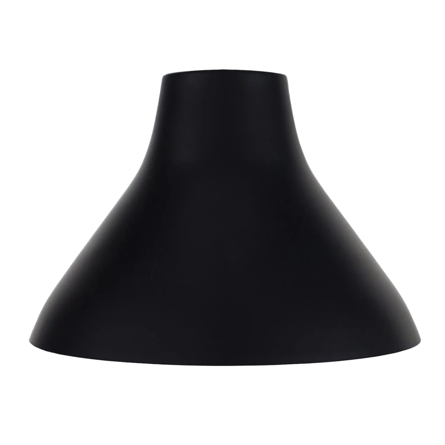 Tosel Toselia paralume nero 28x19,5 campana metallo