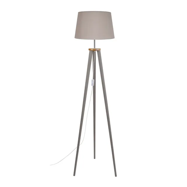 Tosel Arhus Piantana Treppiede 40x155cm Bianca Legno