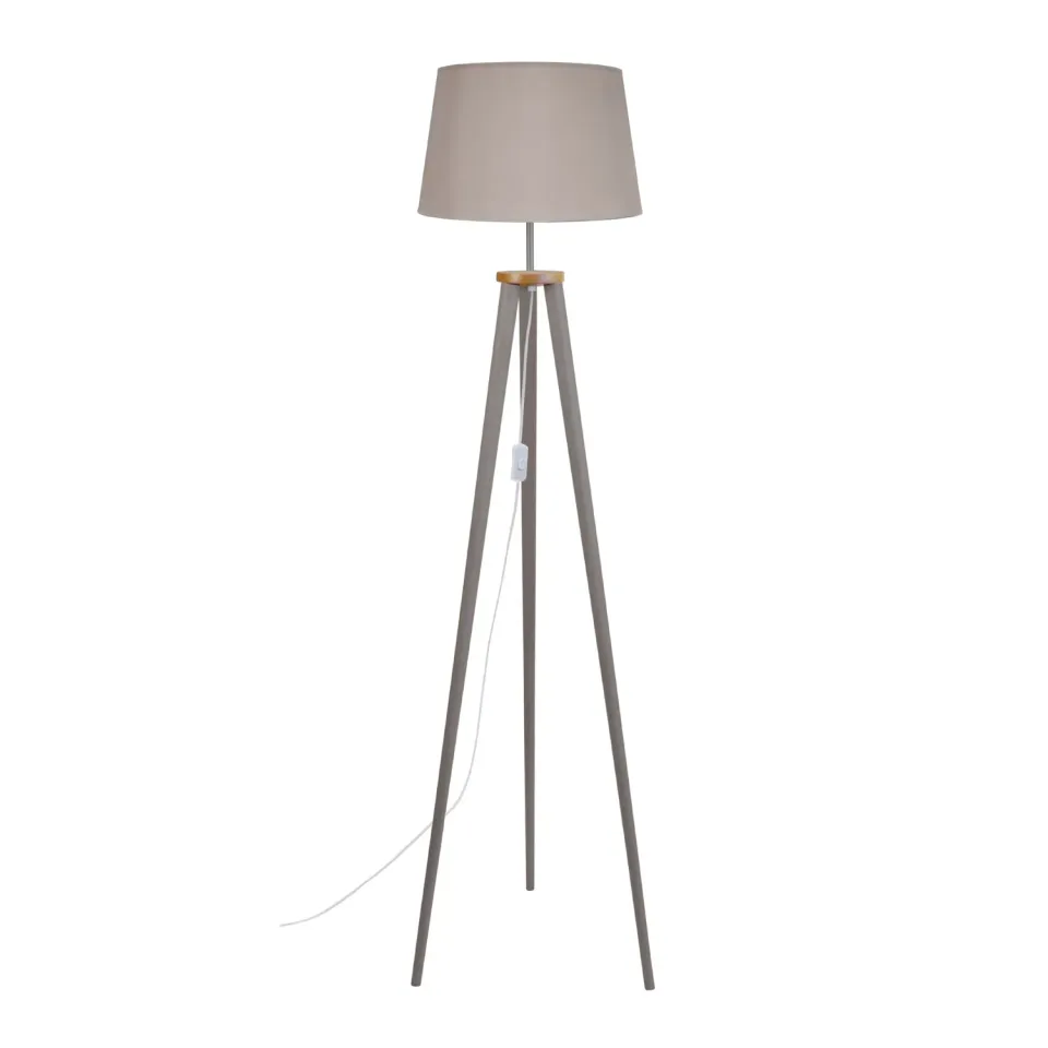Tosel Arhus Piantana Treppiede 40x155cm Bianca Legno