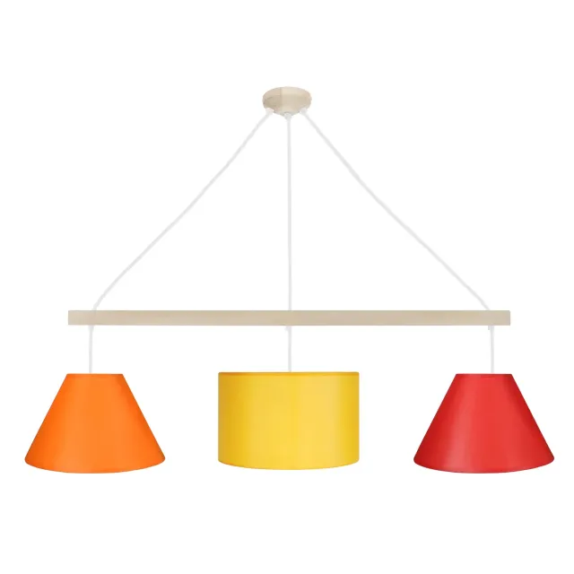 Tosel Amesterdham lampadario legno isola cucina
