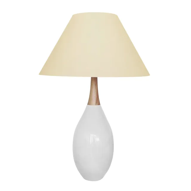 Tosel Vantaa lampada da tavolo ceramica cromo 50x74 cm