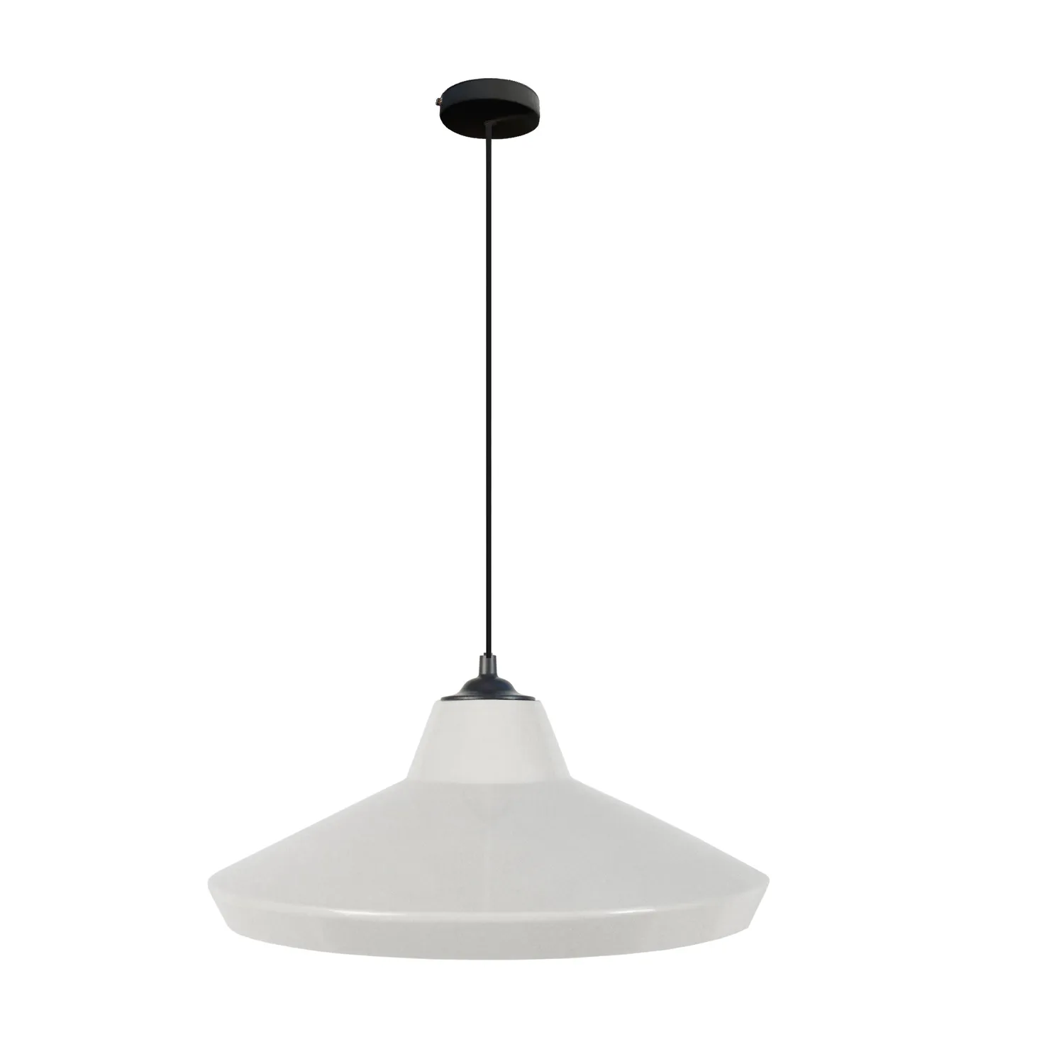 Tosel Upernavik sospensione metallo conica 34x100 cm