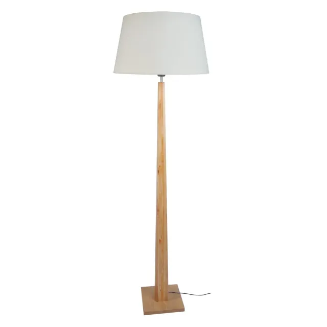 Tosel Thor piantana legno naturale ecrù