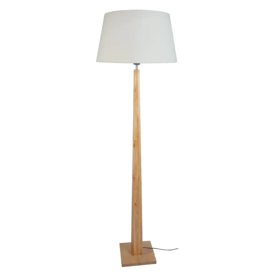 Tosel Thor piantana legno naturale ecrù