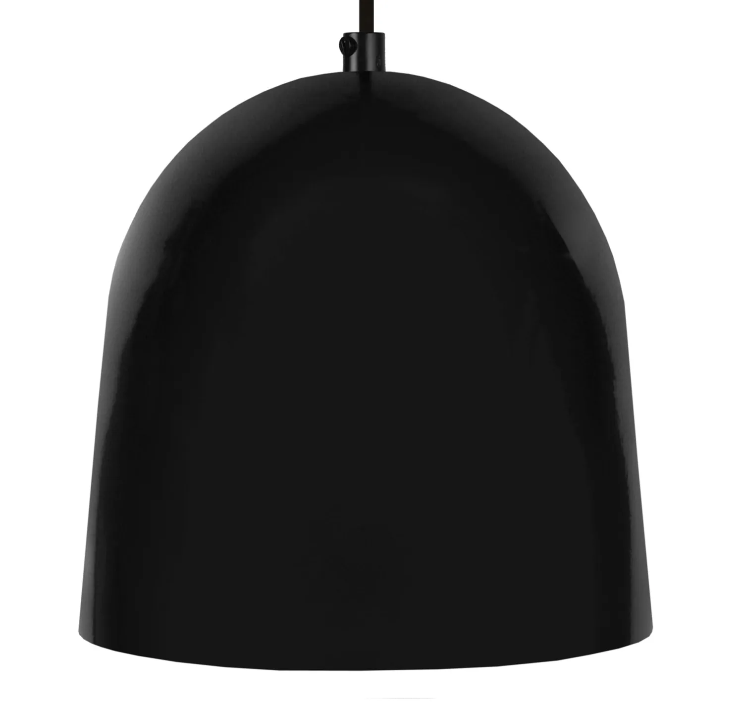 Tosel Eliot Cloche sospensione 17x100cm nera