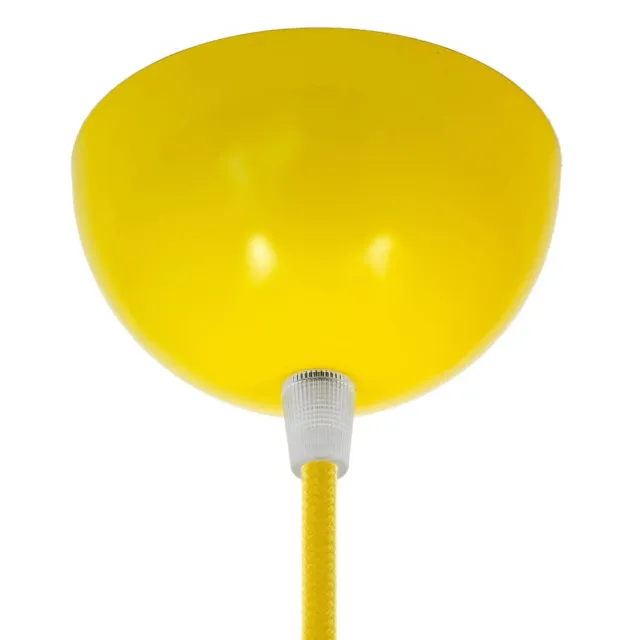 Creative Cables Rosone Semisferico Metallo Giallo 1 Foro