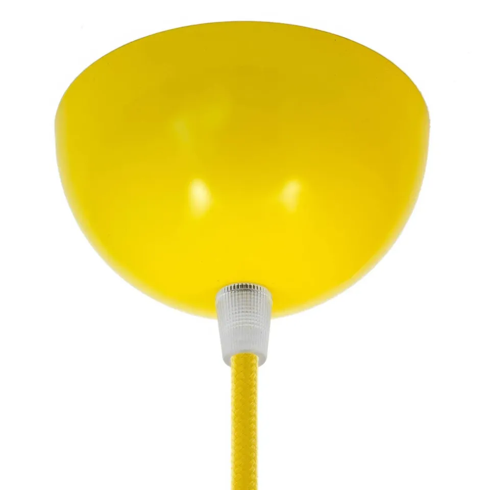 Creative Cables Rosone Semisferico Metallo Giallo 1 Foro