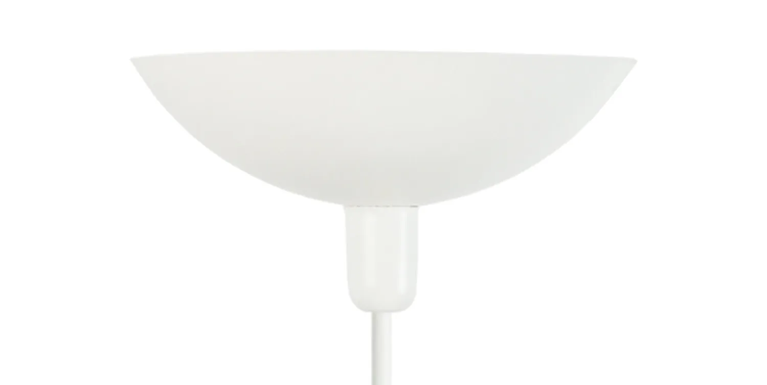 Tosel Demi Lune piantana 30x181cm bianco avorio uplight