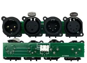 American DJ Stryker Beam scheda XLR maschio femmina