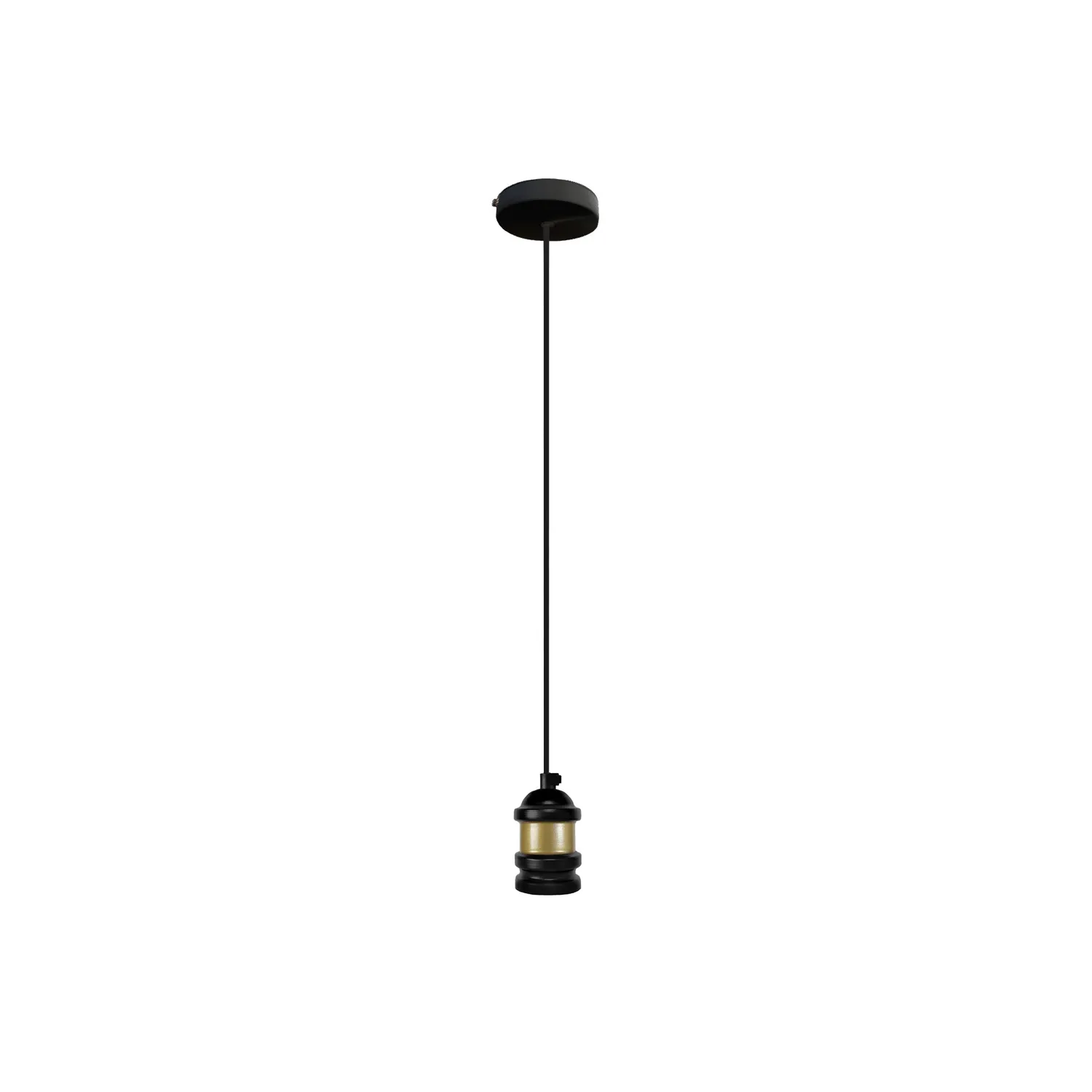 Tosel Feng Pendel montatura sospensione nera E27 6x100 cm