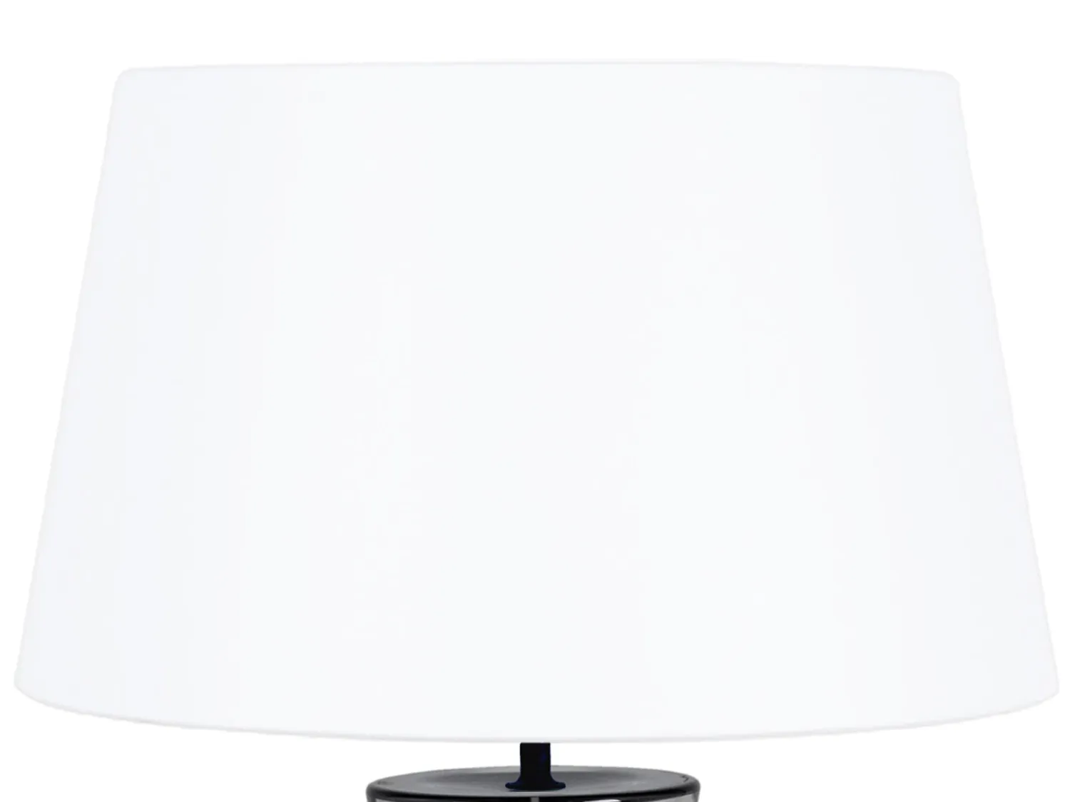 Tosel Trompeta lampada comodino vetro bianco 52 cm