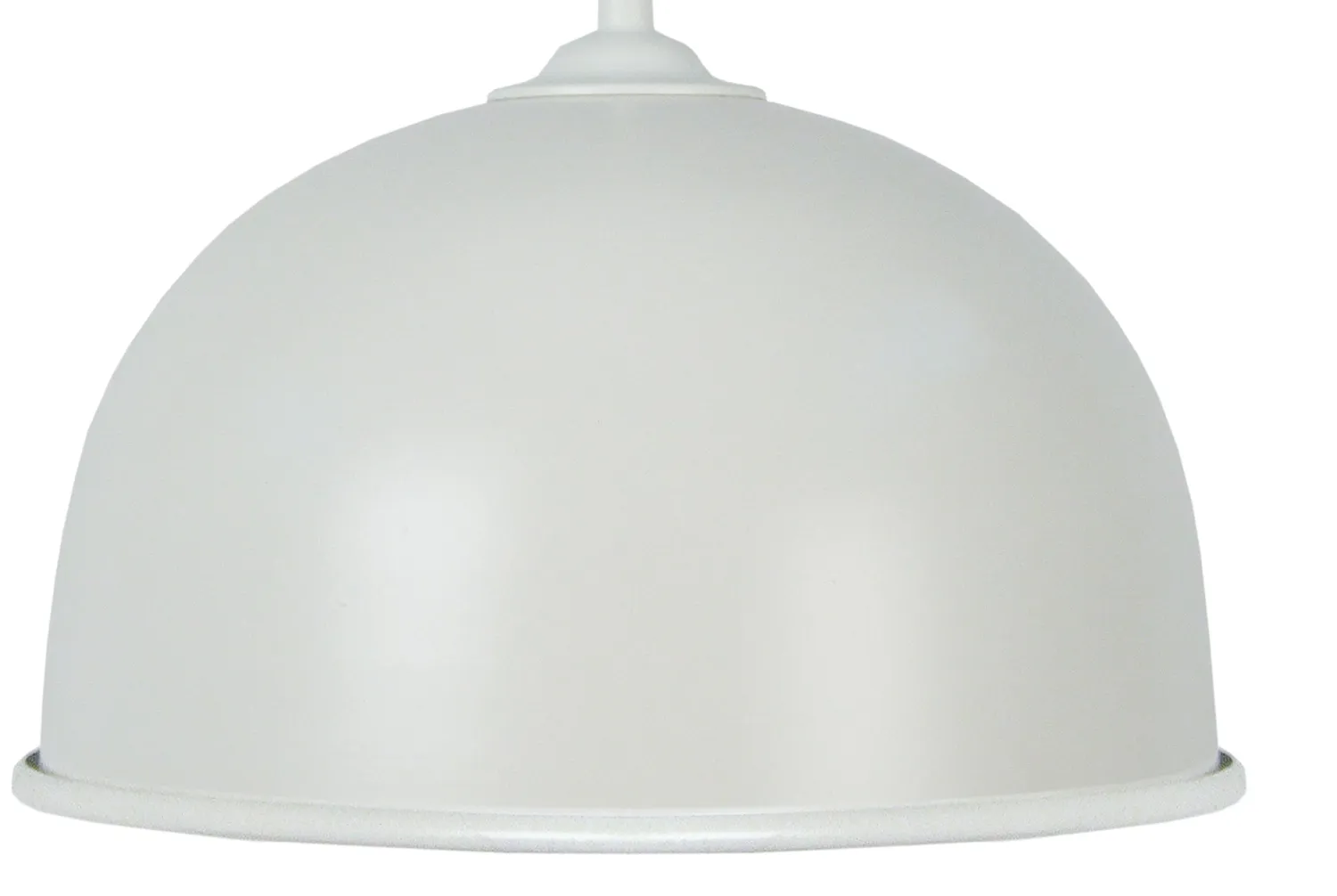 Tosel Half Ball sospensione 27 cm avorio soffitto basso