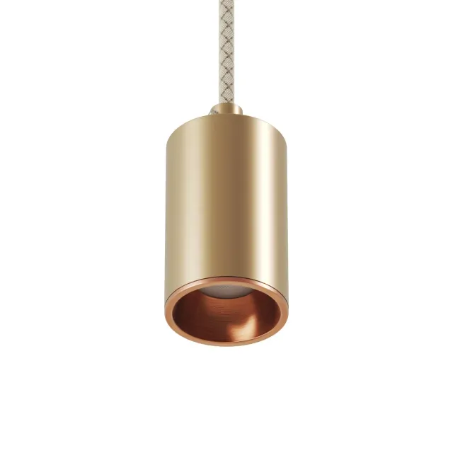 Creative Cables Bispot faretto GU10 bronzo rame LED 8W 3000K