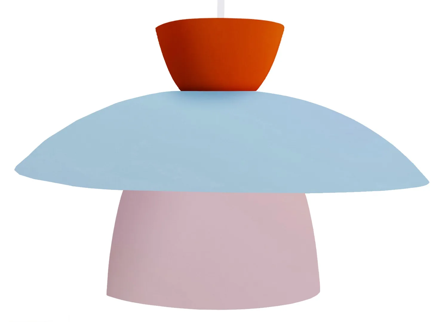 Tosel Juvel Fridda applique legno rosa 24x30 cm E14